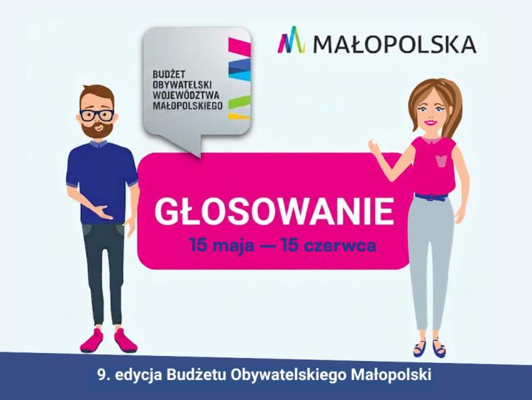 Głosowanie w 9 edycji Budżetu Obywatelskiego Województwa Małopolskiego